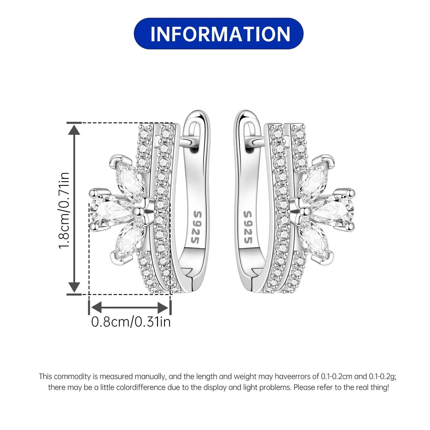 Orstarry-pendientes circulares de Plata de Ley 925 con forma de gota para mujer, aretes colgantes, joyería versátil para fiesta, regalos