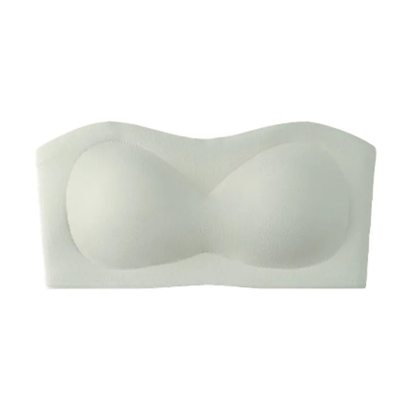 Sujetador adhesivo blanco sin tirantes, Push-Up, antideslizante, pecho pequeño, ligero, lencería Invisible Sexy para mujer, fiesta diaria, boda