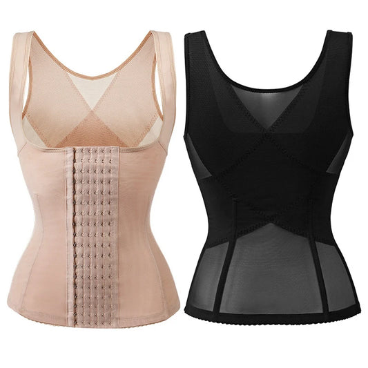 Corsé de cintura posparto para mujer, Top de barriga, ropa moldeadora, envoltura adelgazante, entrenador de cintura plana para vientre, moldeador de cuerpo