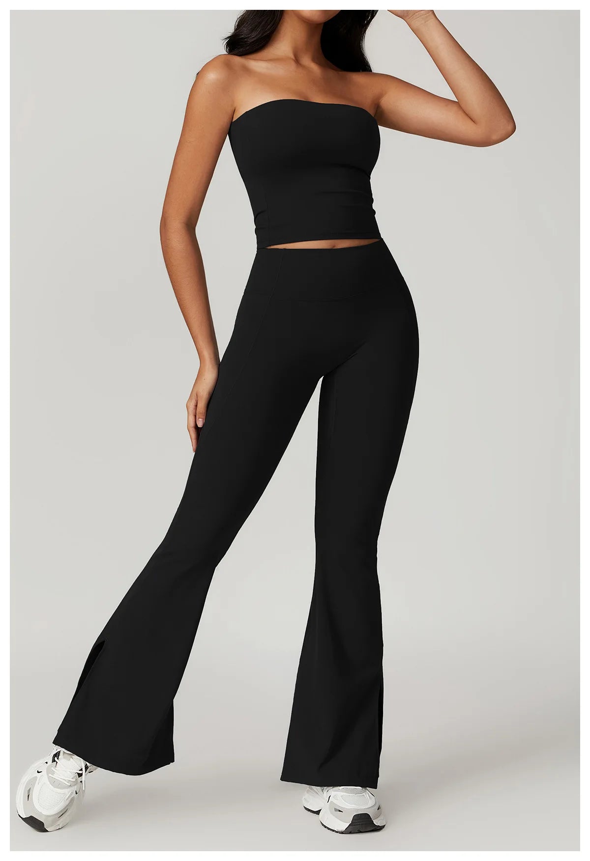 Chaleco de Yoga sin tirantes para mujer, Sujetador deportivo Sexy con parte de atrás bonita para mujer, ropa interior para gimnasio, Top deportivo de secado rápido que absorbe los golpes