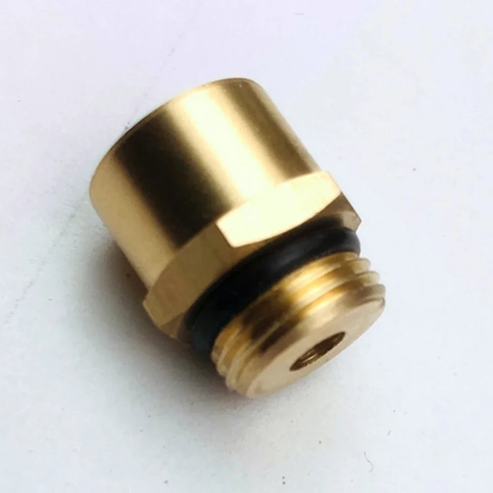 Adaptador de cobre para estufa de Camping, convertidor de Gas, casete, horno, conector de estufa, piezas de conversión de apagado automático