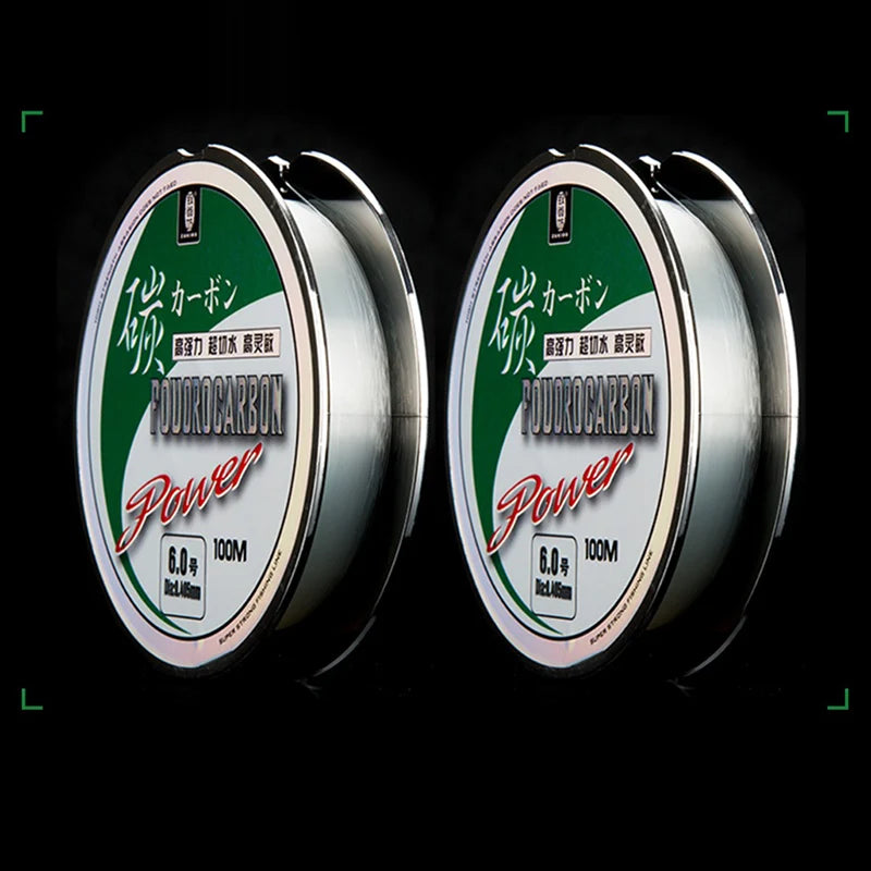 ZUKIBO fluorocarbono 100â„… japÃ³n,pesca accesorios mar,pesca surfcasting50M100M lÃ­nea de pesca de fluorocarbono lÃ­nea de fibra de carbono importada japonesa 1-25kg lÃ­nea de hundimiento de monofilamento pesca