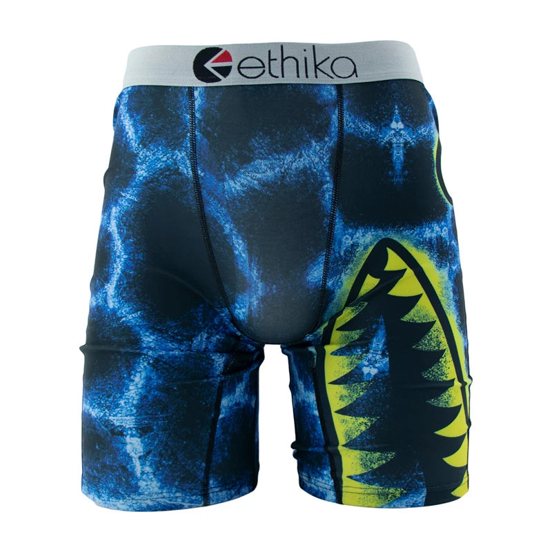 ETHIKA, 1 Uds., ropa interior sexi para hombre, Boxers transpirables para nadar, calzoncillos para hombre de talla grande S-3XL, bañadores para hombre, bragas para hombre, calzoncillos Boxer