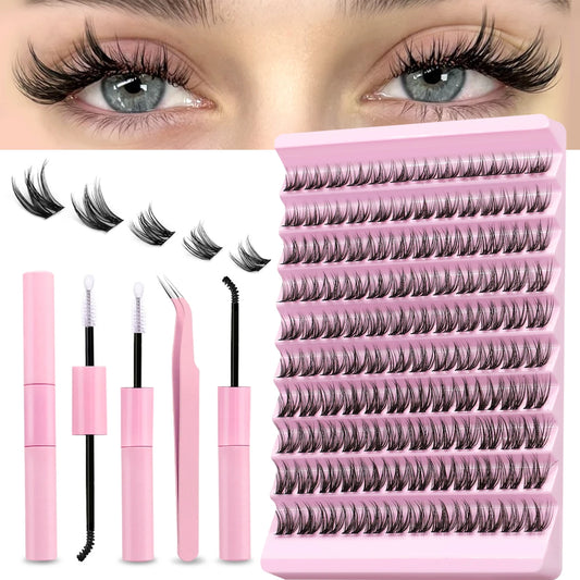 Kit de extensiÃƒÂ³n de pestaÃƒÂ±as DIY, Kit de extensiÃƒÂ³n de pestaÃƒÂ±as Individual, Kit de pestaÃƒÂ±as en racimo, removedor de pegamento para pestaÃƒÂ±as, maquillaje de extensiones de pestaÃƒÂ±as