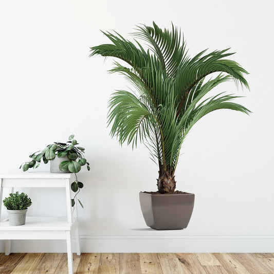SimulaciÃƒÂ³n de plantas verdes, pegatinas artÃƒÂ­sticas de pared en maceta para dormitorio, sala de estar, decoraciÃƒÂ³n de oficina, calcomanÃƒÂ­a de pared