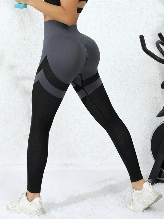Leggings de entrenamiento sin costuras para mujer, mallas de levantamiento de glúteos, pantalones de Yoga de cintura alta para gimnasio