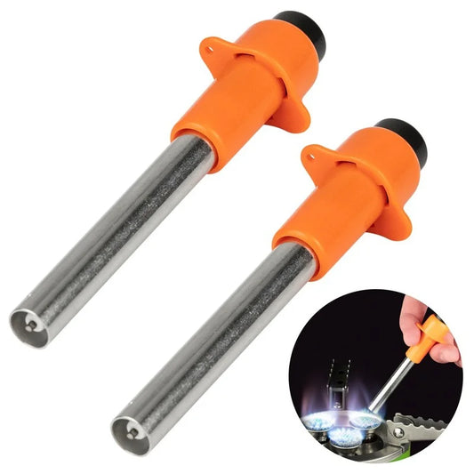 Lanzador de llama extendido para exteriores, encendedor electrónico, herramienta de iluminación, portátil, pesca, Camping, senderismo, cocina, encendedor