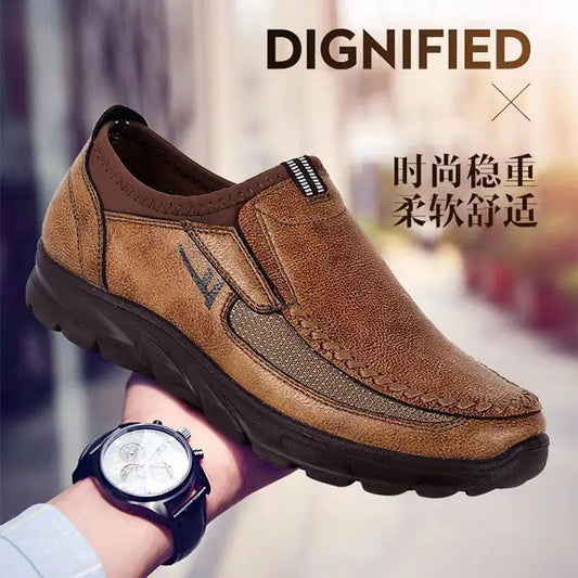 Zapatos informales para hombre, mocasines sin cordones de talla grande 38-50, zapatillas deportivas de retales para adultos, zapatos náuticos transpirables no tejidos, zapatos de cuero para hombre