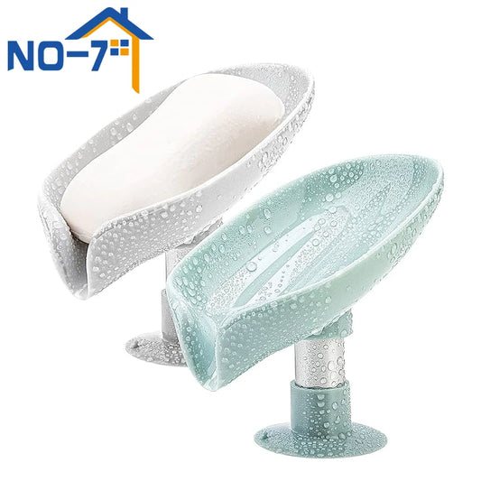 Soporte para jabÃƒÂ³n, escurridor de agua, jabonera con forma de hoja, escurridor de jabÃƒÂ³n para ducha, ventosa, contenedor de jabÃƒÂ³n, accesorios modernos para baÃƒÂ±o