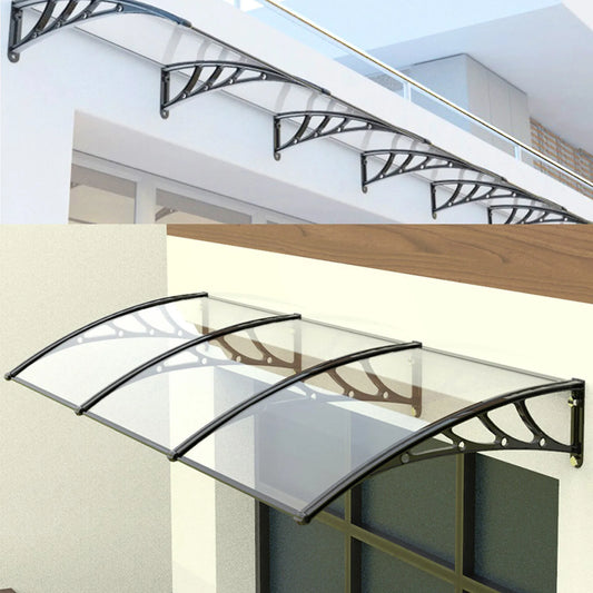 Soporte para toldo de balcón y ventana, soportes para toldo de Material plástico duradero, adecuados para entrada de tienda