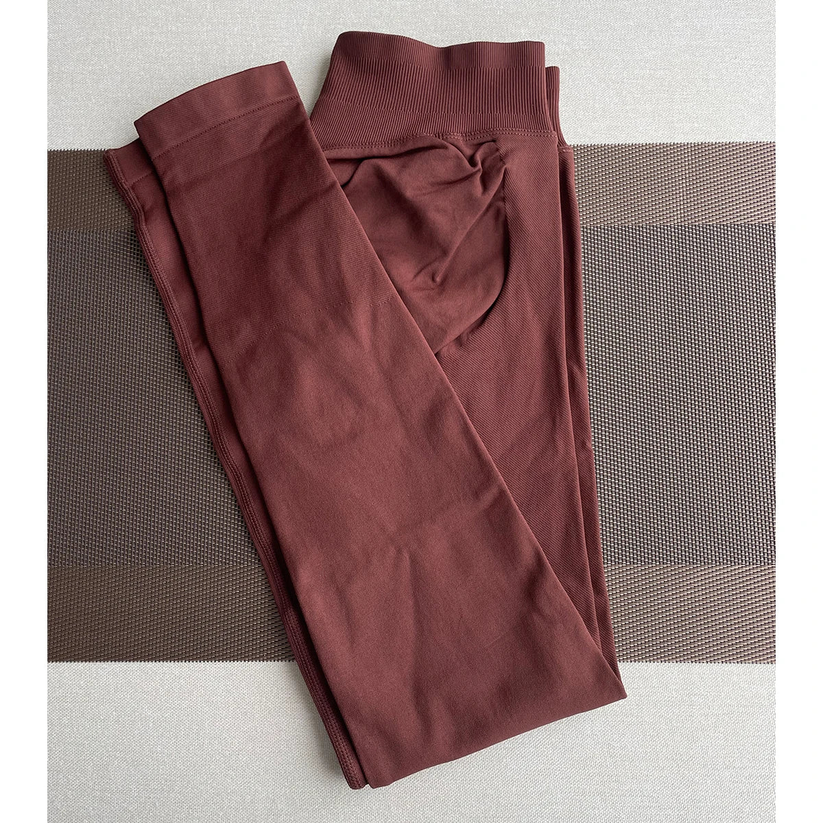 TKITK-mallas deportivas sin costuras para mujer, pantalones de Yoga con banda baja acanalada, ropa de gimnasio, ropa de entrenamiento para Fitness, medias elásticas