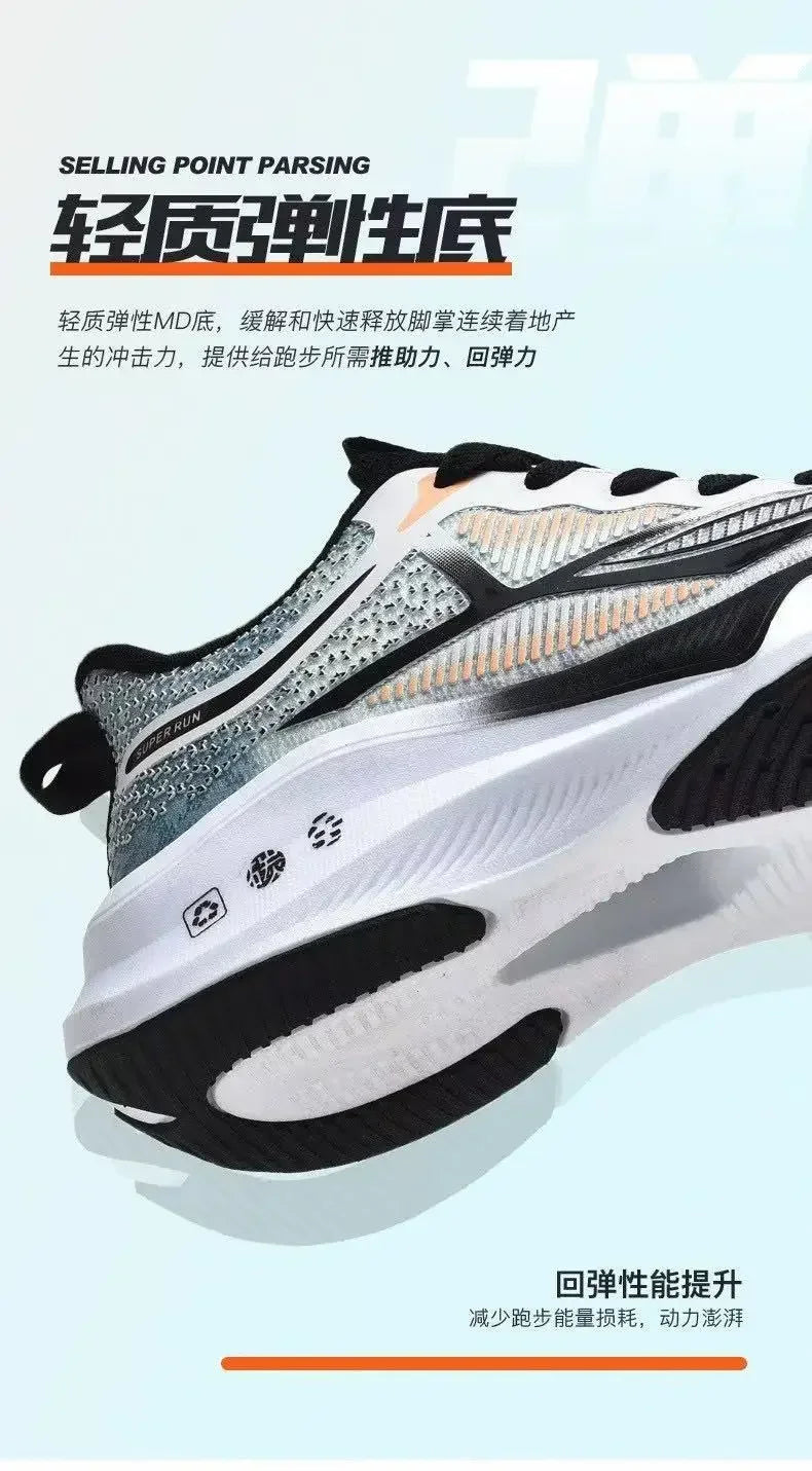 Zapatos para correr y caminar para hombre: zapatillas de tenis con cordones, ligeras, cómodas y transpirables