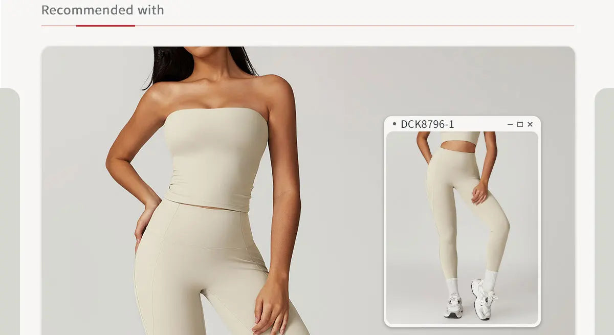 Chaleco de Yoga sin tirantes para mujer, Sujetador deportivo Sexy con parte de atrás bonita para mujer, ropa interior para gimnasio, Top deportivo de secado rápido que absorbe los golpes