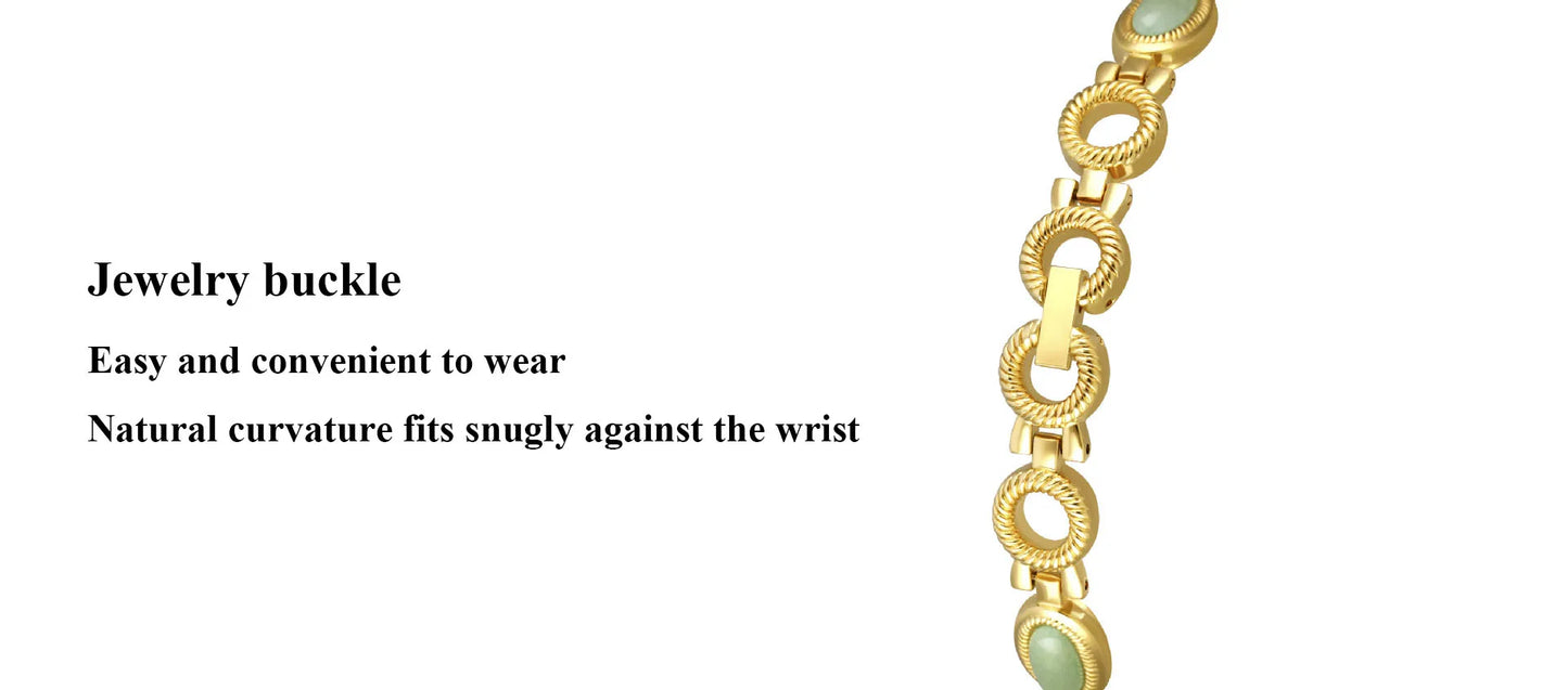Reloj UTHAI para mujer, pulsera para mujer, marca de lujo, resistente al agua, piedra Dongling Natural Retro, Jade Hotan, relojes de cadena avanzados, regalo