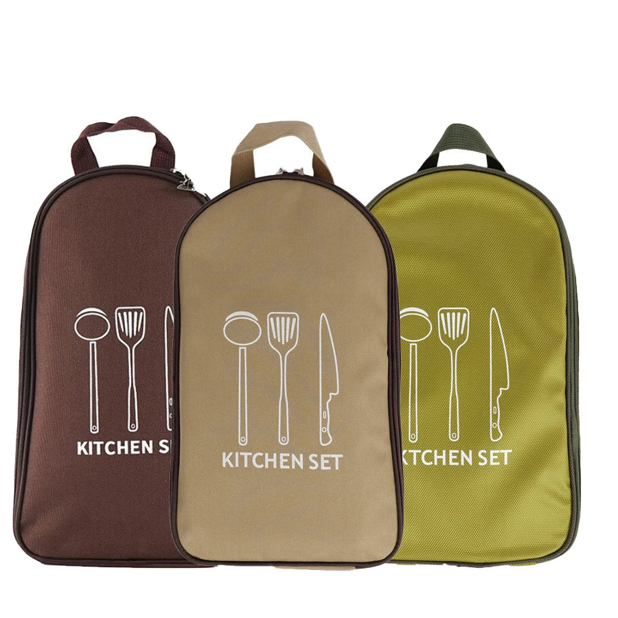 Bolsa de almacenamiento de Sierra Bowl Oxford, vajilla impermeable, tazas, Estuche de transporte, organizador para acampar al aire libre, viaje, barbacoa, bolsa de Picnic