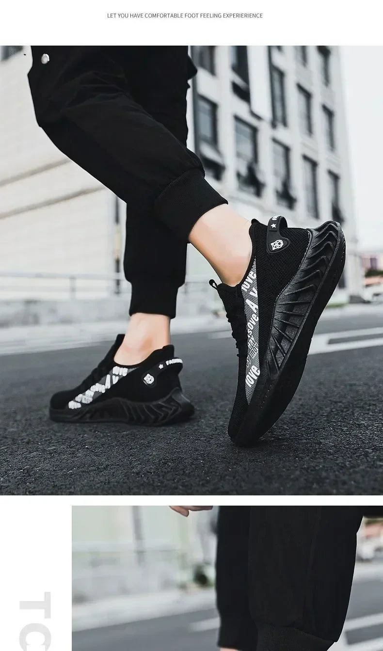 2025 Zapatos de malla transpirable para hombre - Deportes Fondo suave Correr Gimnasio Casual Estilo de coco y regalo del dÃ­a del padre Zapatos deportivos