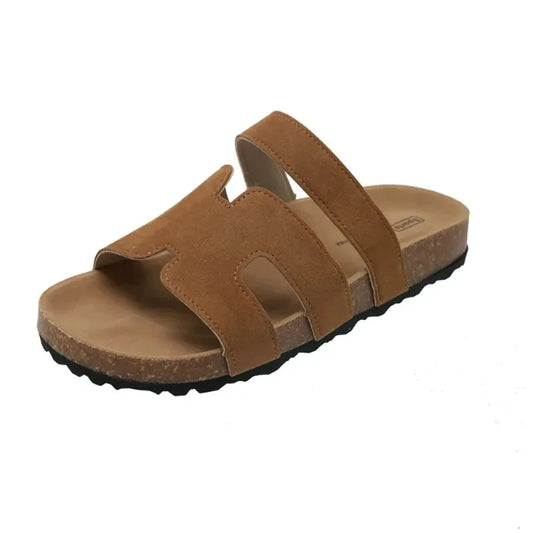 2025 Zapatillas de moda para mujer Zapatillas planas de playa al aire libre