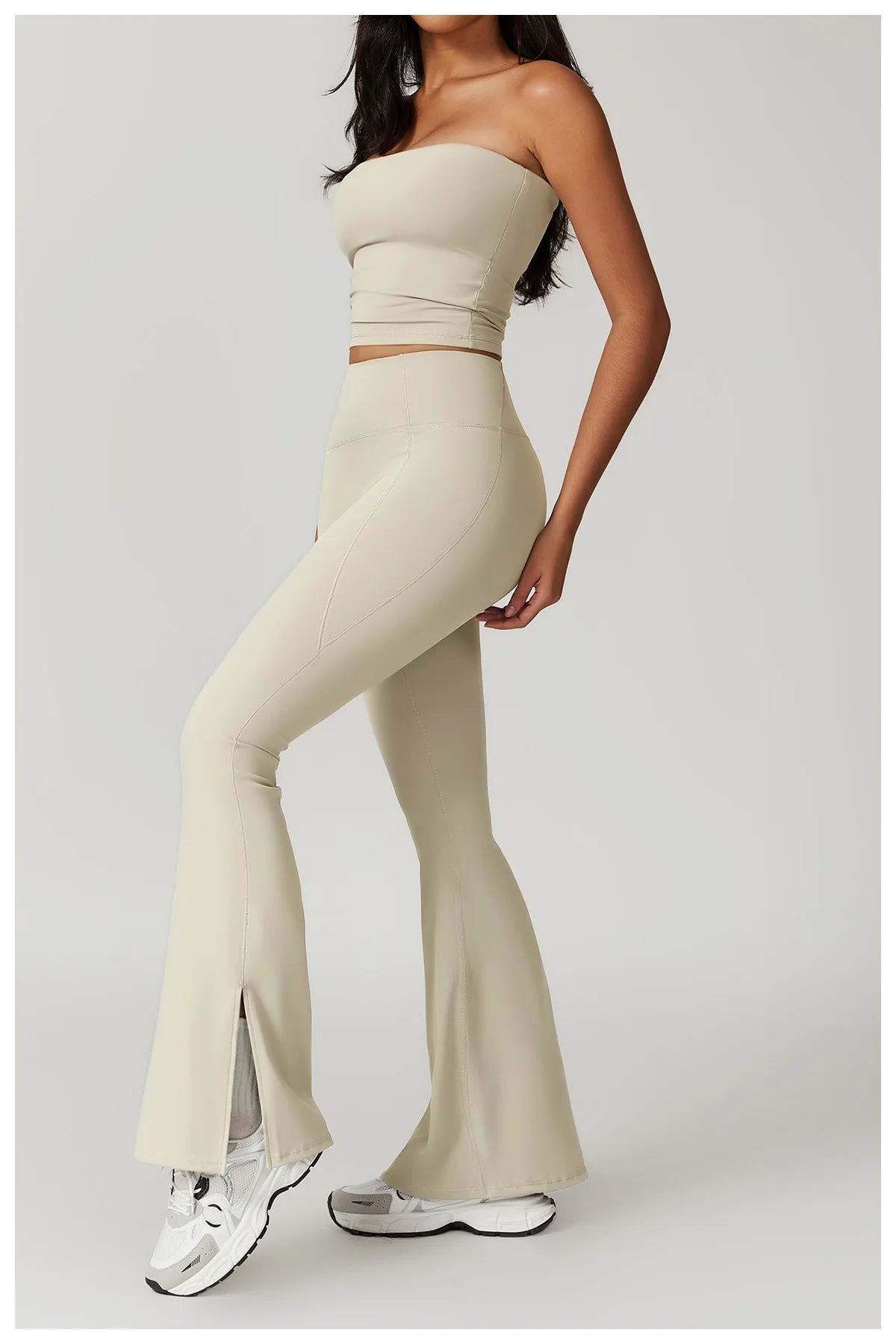 Chaleco de Yoga sin tirantes para mujer, Sujetador deportivo Sexy con parte de atrás bonita para mujer, ropa interior para gimnasio, Top deportivo de secado rápido que absorbe los golpes