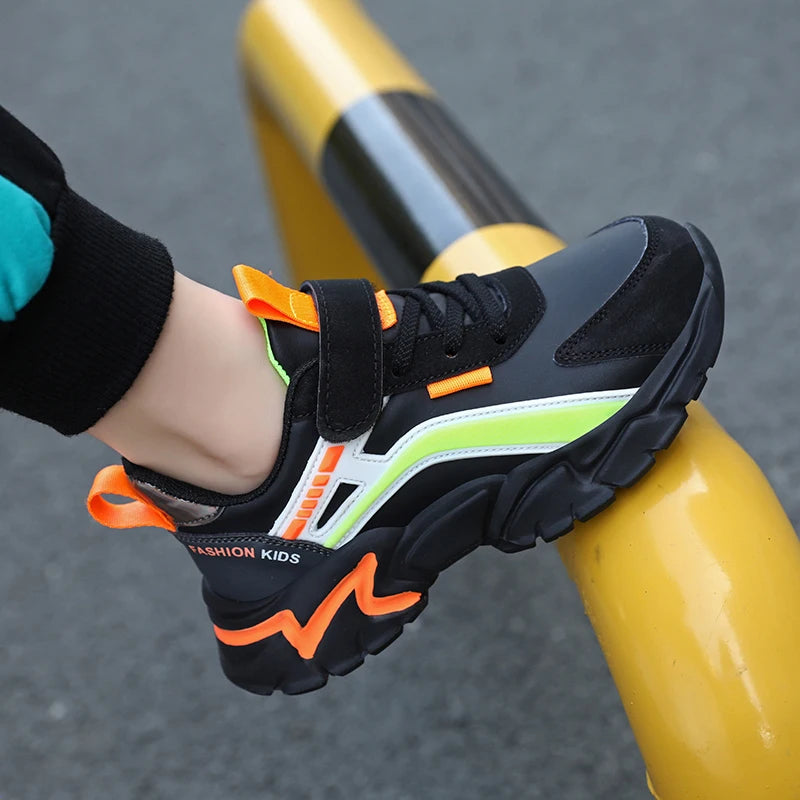 Zapatos informales para niños, zapatos de suela blanda para niños, zapatillas antideslizantes, zapatos para estudiantes al aire libre, calzado deportivo rosa para caminar para niñas