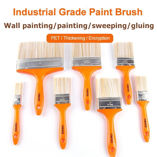 Cepillo de pintura de pared para mejorar el hogar, cerdas suaves para mascotas, cepillo de limpieza duradero, mango de ABS, herramientas de pintura al ÃƒÂ³leo para decoraciÃƒÂ³n del hogar