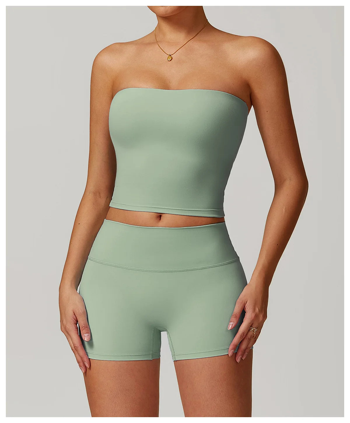Chaleco de Yoga sin tirantes para mujer, Sujetador deportivo Sexy con parte de atrás bonita para mujer, ropa interior para gimnasio, Top deportivo de secado rápido que absorbe los golpes