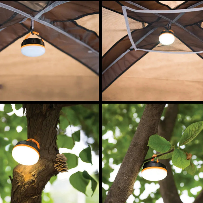 Linterna de Camping de alta potencia de 10W, lámpara para tiendas de campaña, batería aaa, luces portátiles para acampar, lámpara colgante nocturna para senderismo al aire libre