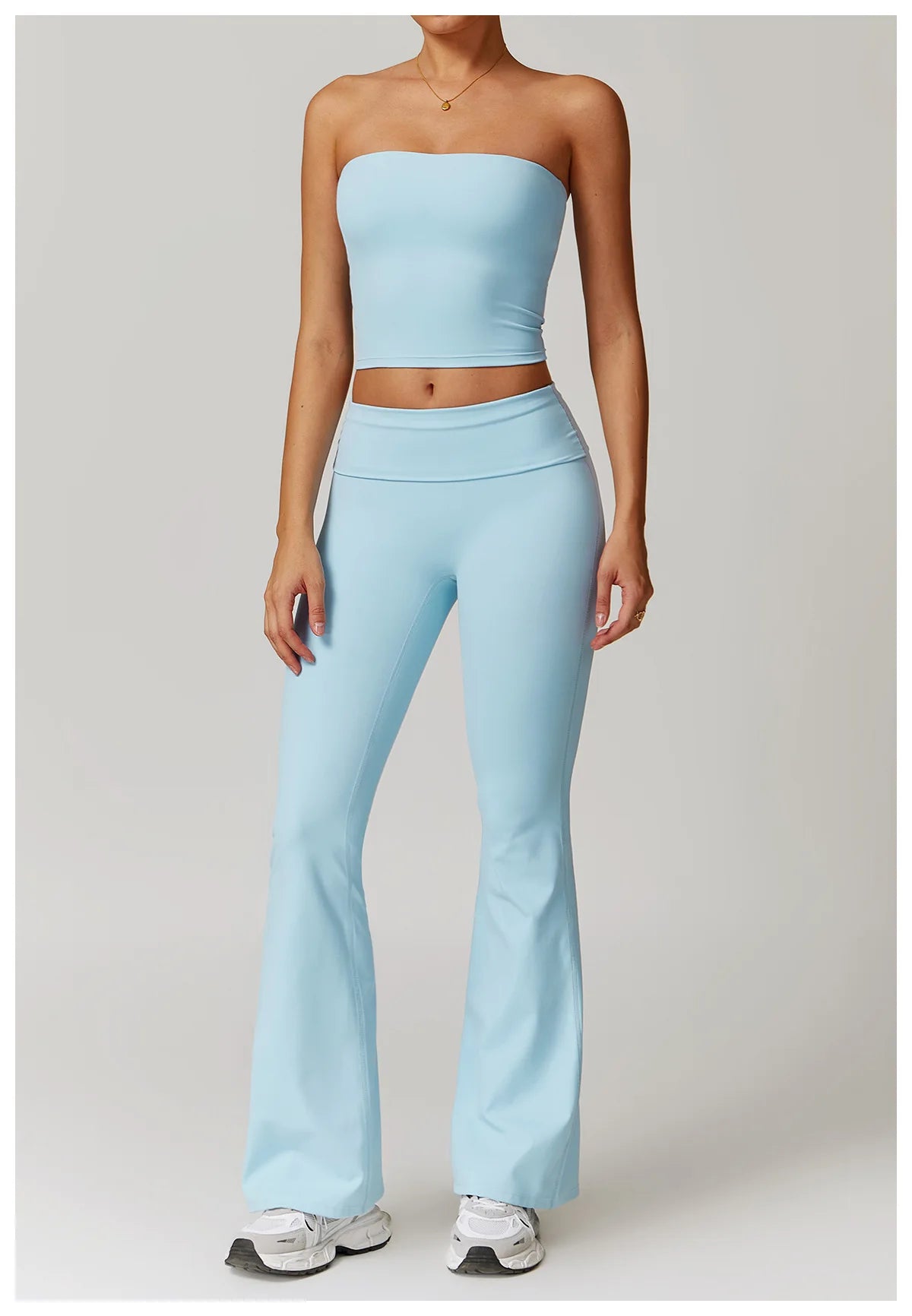 Chaleco de Yoga sin tirantes para mujer, Sujetador deportivo Sexy con parte de atrás bonita para mujer, ropa interior para gimnasio, Top deportivo de secado rápido que absorbe los golpes