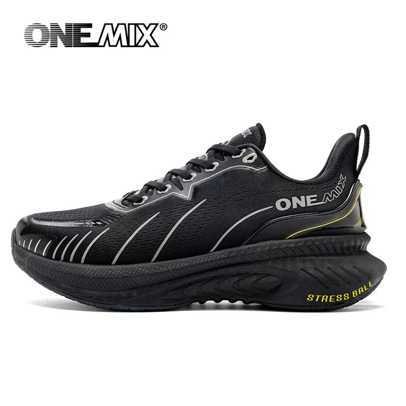 Â¡Novedad de ONEMIX! Zapatillas de correr para hombre, zapatillas deportivas antideslizantes para mujer