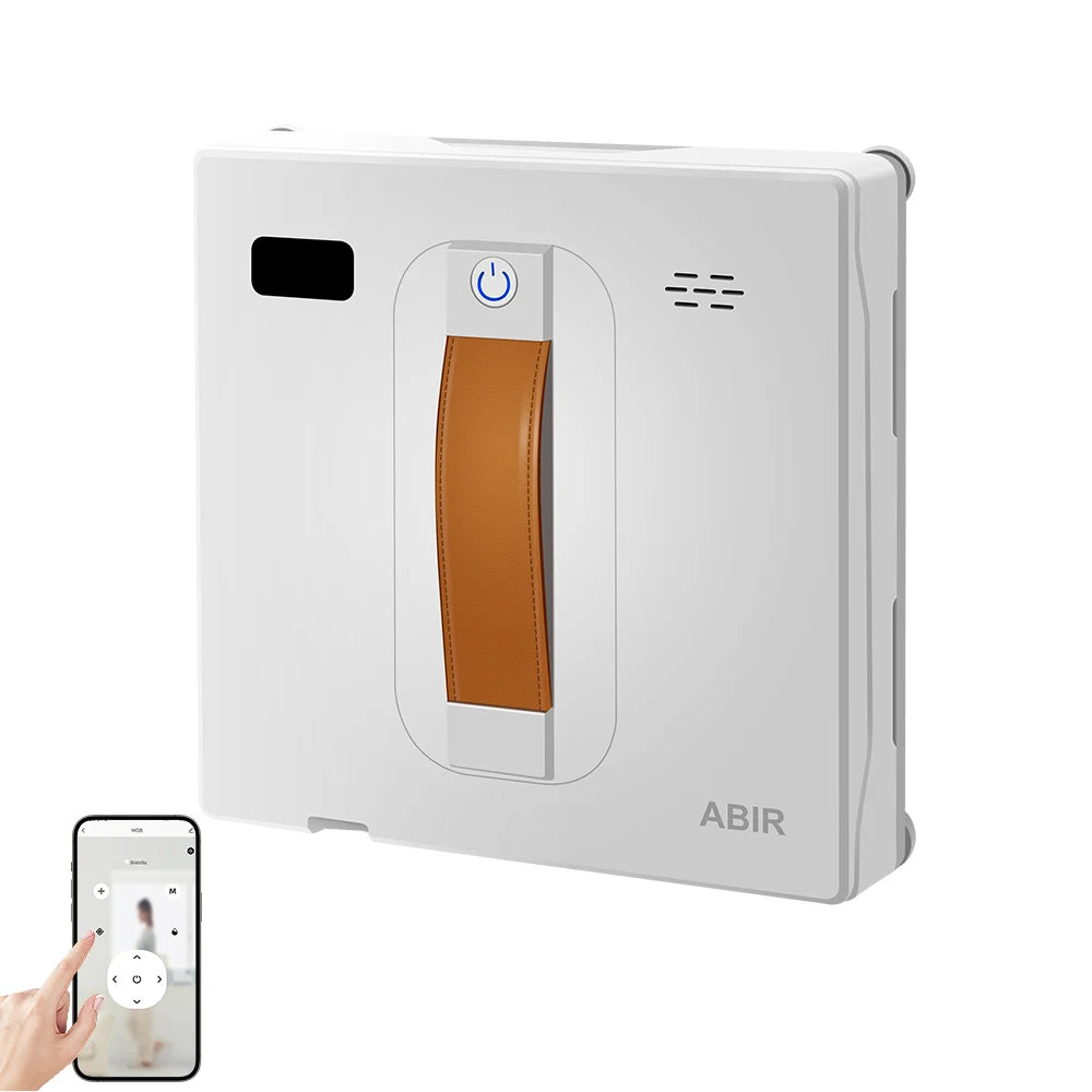 (Código:HOT888)Robot Limpiador de Ventanas ABIR WD8, Doble Rociado de Agua, Memoria Inteligente, Alta Succión al Vacío, Sensor Láser, Robot de Limpieza de Cristales de Pared en el Hogar, Control por Aplicación