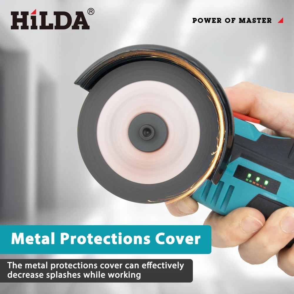 Mini amoladora angular recargable en miniatura HILDA de 12V con baterÃ­a, amoladora pulidora de hoja de corte para cortar diamante inalÃ¡mbrico