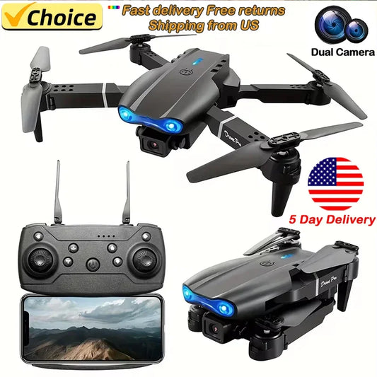 Nuevo Dron E99Pro RC 4K profesional con cÃ¡mara HD gran angular de 1080P helicÃ³ptero plegable WIFI FPV altura mantener juguete de regalo