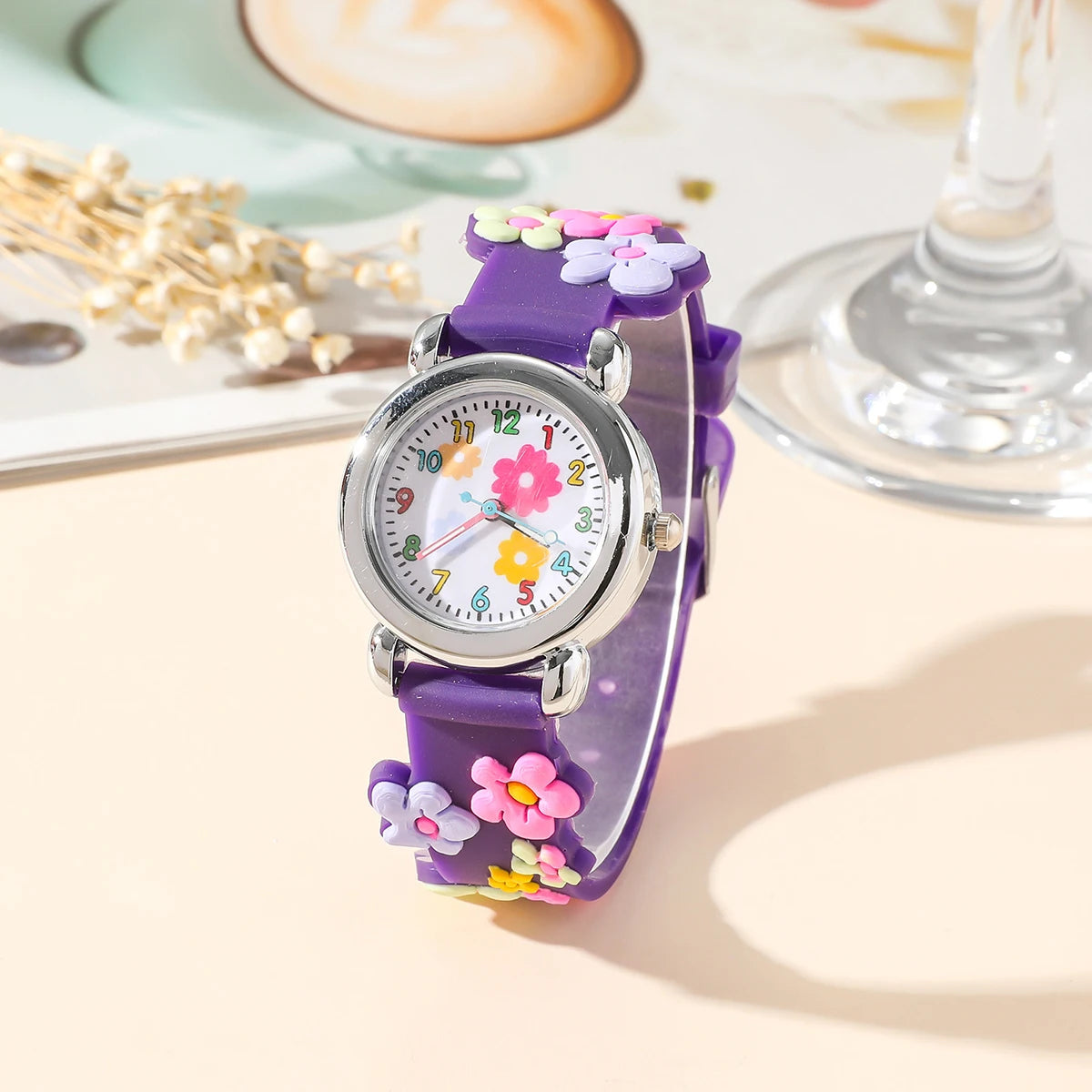 Adorable conjunto de relojes de dibujos animados para niños: relojes de pulsera con diseños coloridos y cara fácil de leer: regalo perfecto para niños