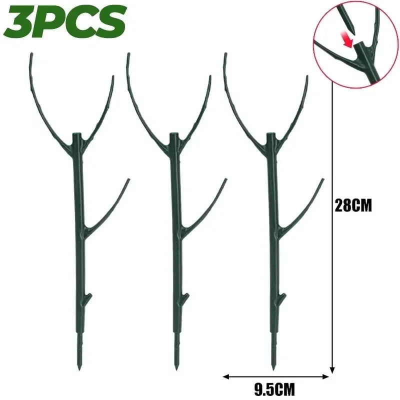 30/3 Uds. Soporte para plantas, estaca de vid trepadora, varilla de fijación para bonsái, soporte para estacas para plantas de jardín, soporte para flores para plantas en macetas