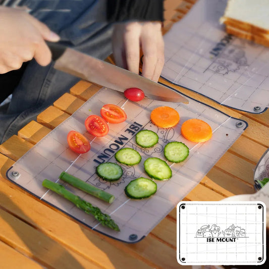 Tabla de comedor plegable de PP para exteriores, tabla de cortar portÃ¡til ultraligera de calidad alimentaria, Mini tabla de cortar, accesorios de Camping, herramienta de Picnic