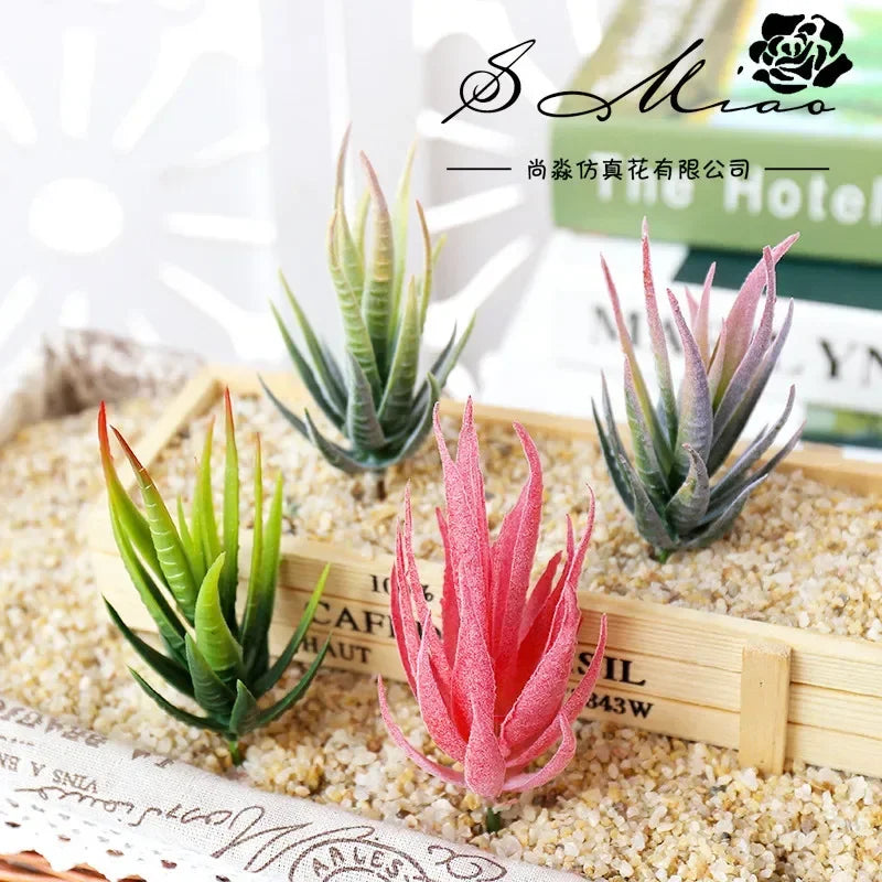 1 pieza 7X10cm planta suculenta Artificial jardÃƒÂ­n hogar DIY flor arreglo de plantas falsas accesorios dormitorio decoraciÃƒÂ³n de oficina