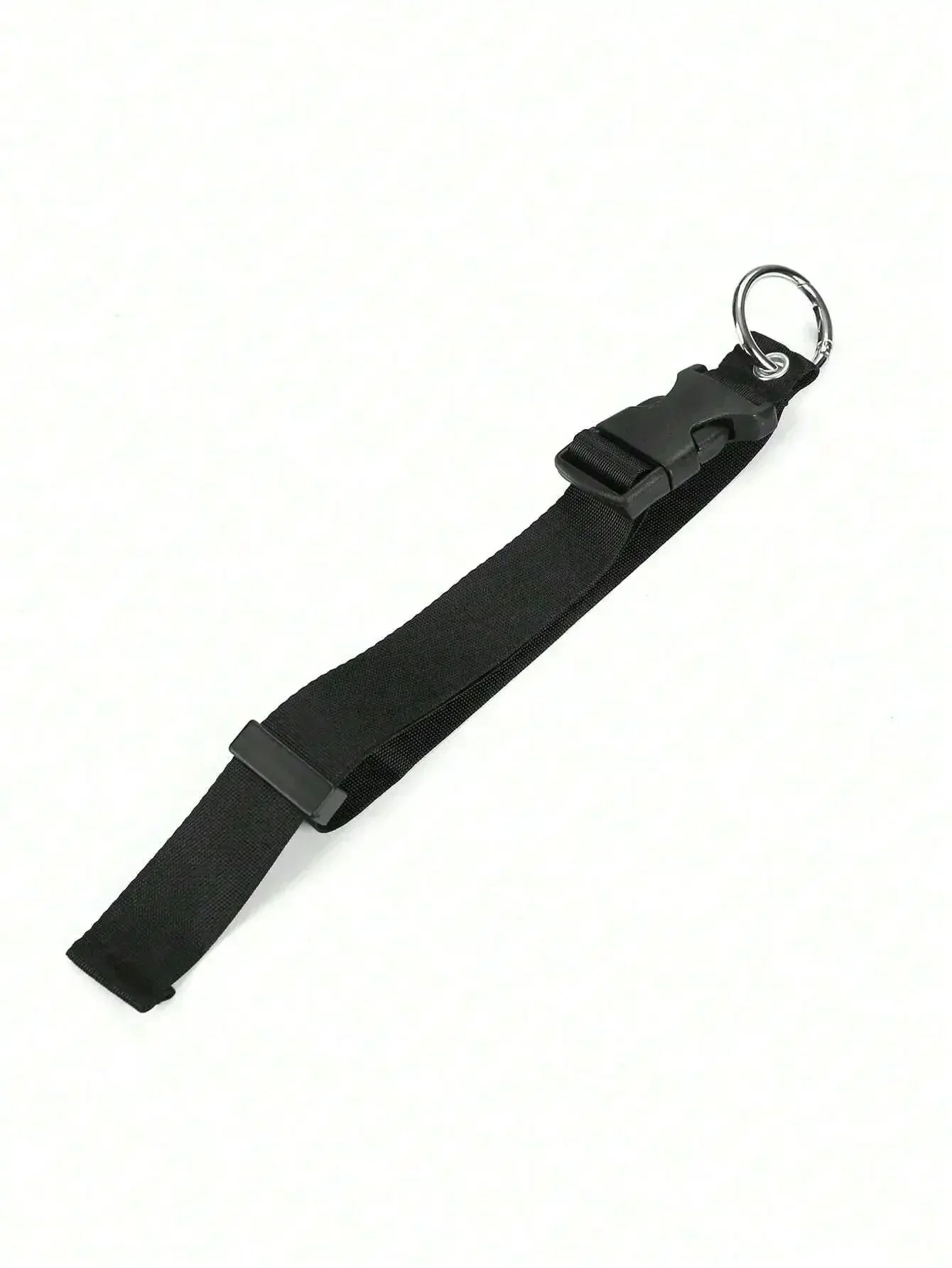 Soporte de correa de equipaje antirrobo de nailon negro portátil, pinza para agregar bolsa, Clip para bolso, uso para llevar multiherramienta, herramienta para acampar y hacer senderismo