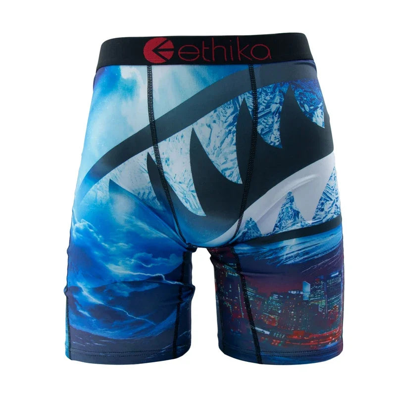 ETHIKA, 1 Uds., ropa interior para hombre, Boxershorts sexis, bañadores transpirables para hombre, calzoncillos de talla grande S-3XL para hombre, calzoncillos de natación, Boxers para hombre