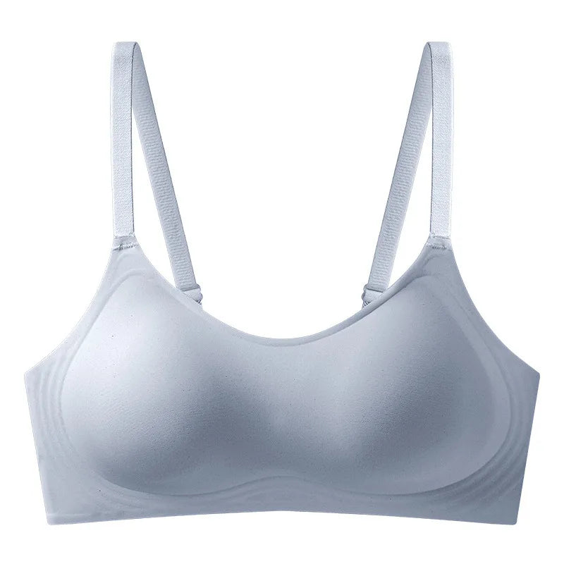 Sujetador Invisible de realce con espalda descubierta para mujer, sujetadores sexys de corte bajo, ropa interior de boda con espalda abierta, lencería sin costuras 2024