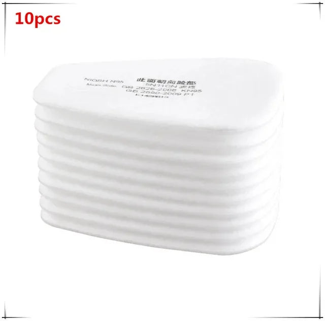 6200/7502/6800 Mascarilla de gas quÃƒÂ­mico 6001/6002/6004 Caja 5N11 Filtro de protecciÃƒÂ³n de algodÃƒÂ³n Mascarilla de pinturaRespiratorAccesorios reemplazables