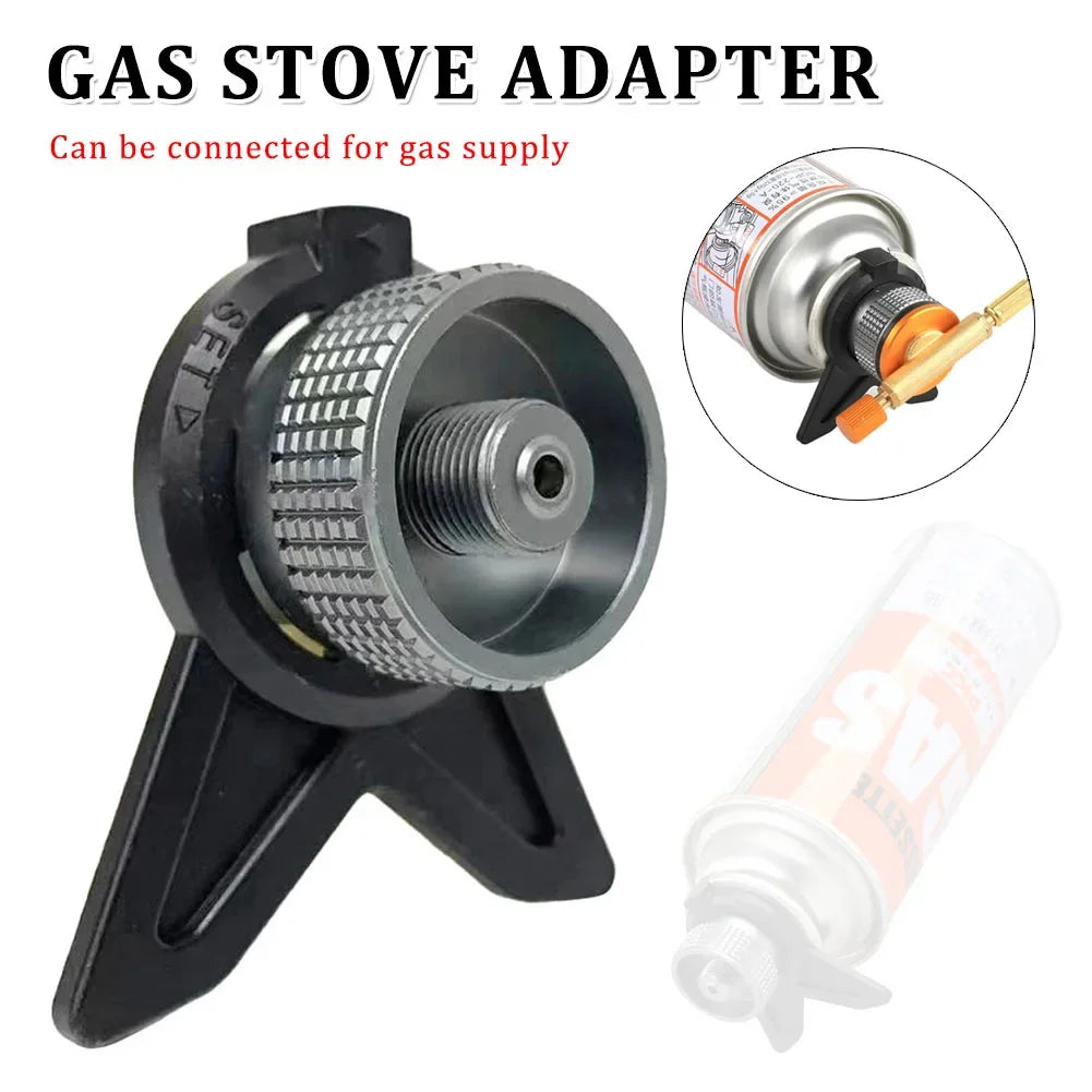 Adaptador de recipiente de butano para acampar al aire libre, convertidor de estufa de Gas, recarga de propano, cartucho de Gas, tanque, adaptador de butano, accesorio de estufa de Gas