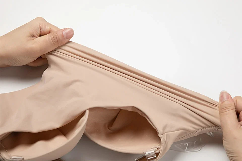 Sujetador moldeador de cuerpo completo para mujer, Body sin espalda, Tanga, moldeadores invisibles, Control de barriga, fajas, funda, ropa interior adelgazante