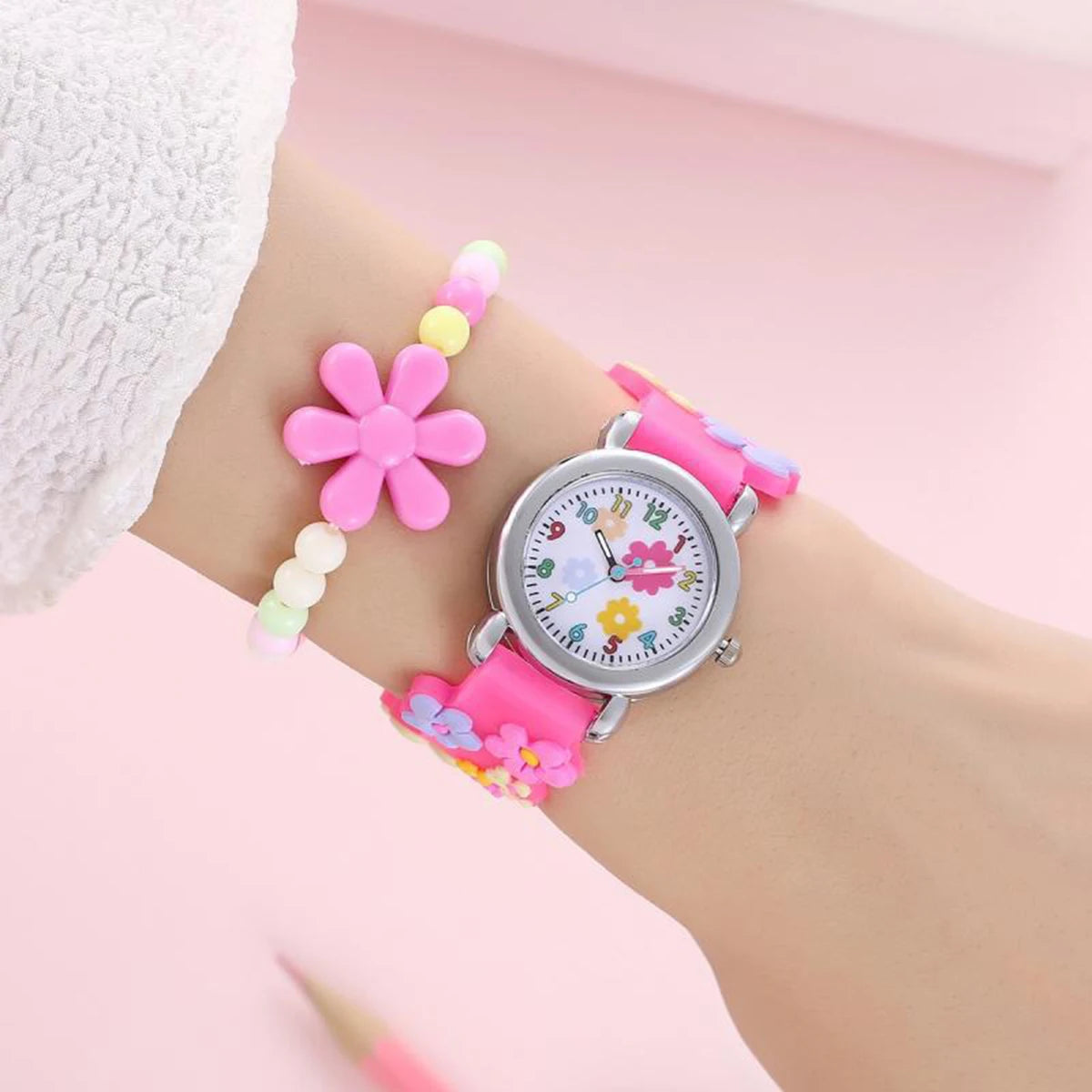 Adorable conjunto de relojes de dibujos animados para niños: relojes de pulsera con diseños coloridos y cara fácil de leer: regalo perfecto para niños