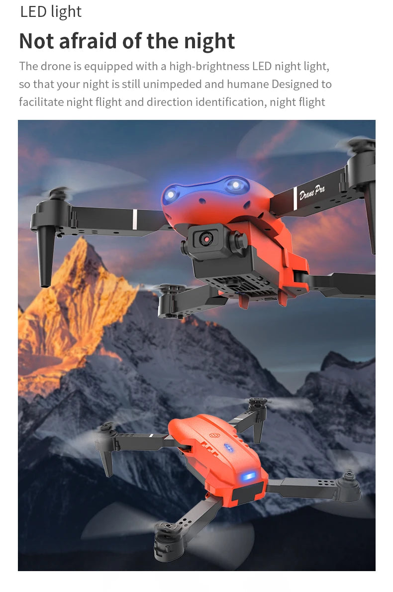 Nuevo Dron E99Pro RC 4K profesional con cÃ¡mara HD gran angular de 1080P helicÃ³ptero plegable WIFI FPV altura mantener juguete de regalo