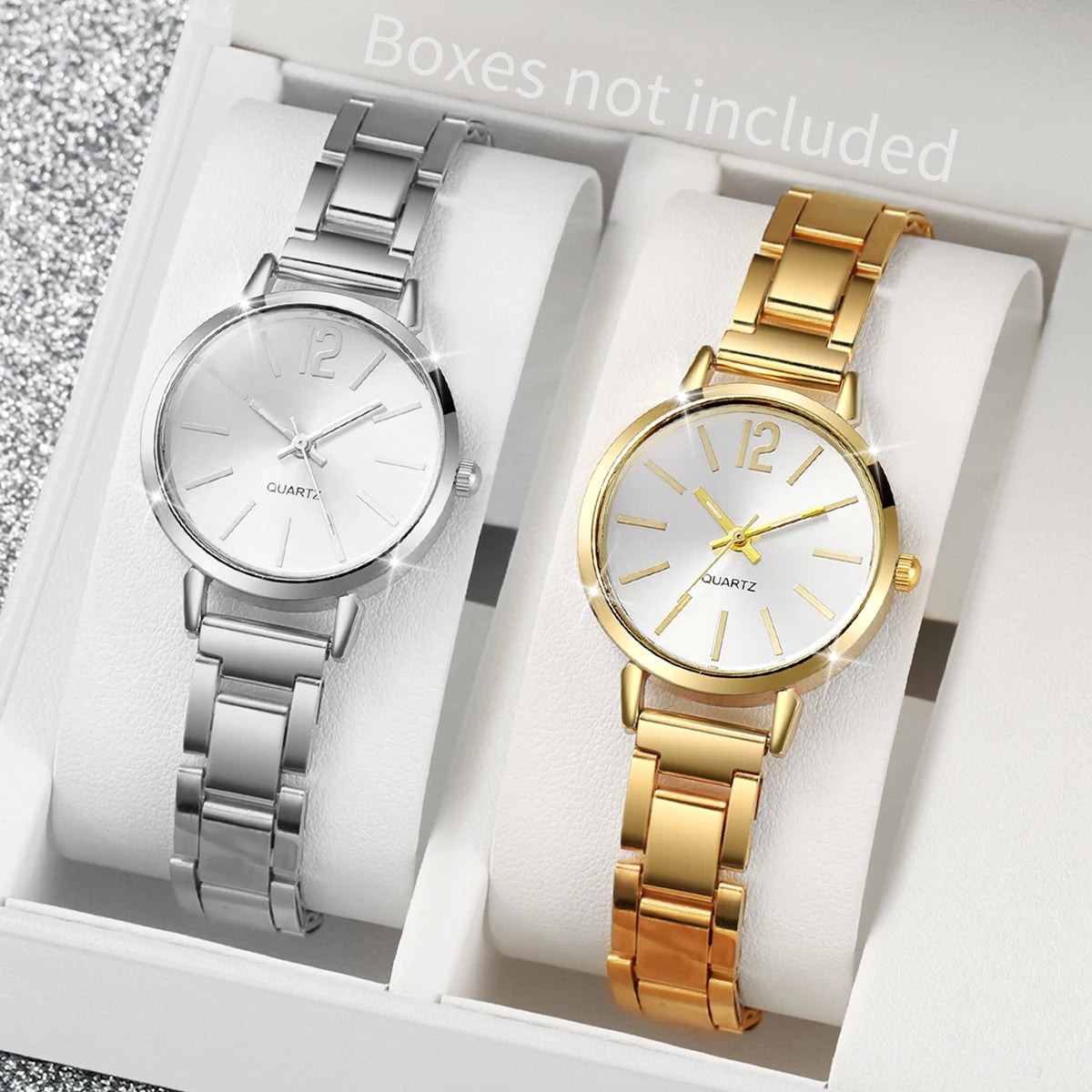 1/2/3 Uds. Relojes de moda para Mujer, Reloj de cuarzo analógico con esfera Simple para Mujer, Reloj para Mujer y niñas, Reloj de regalo (sin caja)
