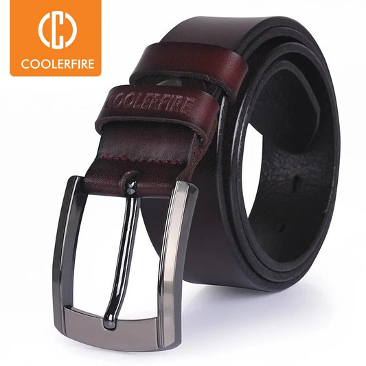CinturÃ³n de cuero genuino de alta calidad para hombre, cinturones de diseÃ±ador de lujo, correa de moda de piel de vaca para hombre, pantalones vaqueros para hombre vaquero