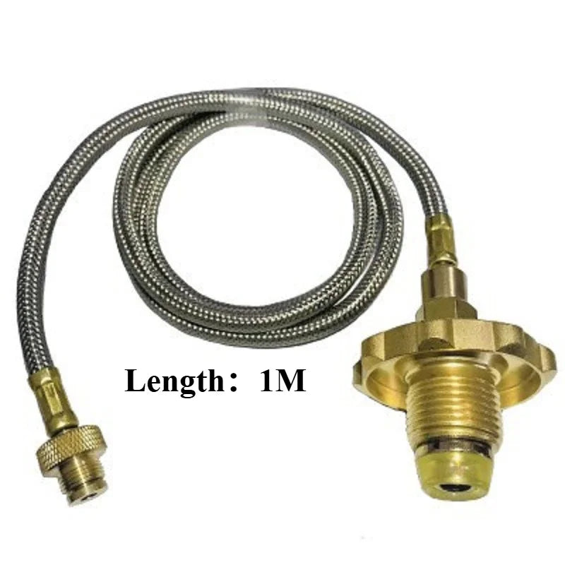Adaptador de recipiente de butano para acampar al aire libre, convertidor de estufa de Gas, recarga de propano, cartucho de Gas, tanque, adaptador de butano, accesorio de estufa de Gas