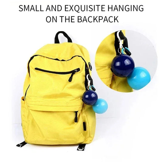 Chubasquero desechable portátil, llavero con bola de compresión, bolsillo para exteriores, Poncho colgante de viaje para adultos, equipo de acampada