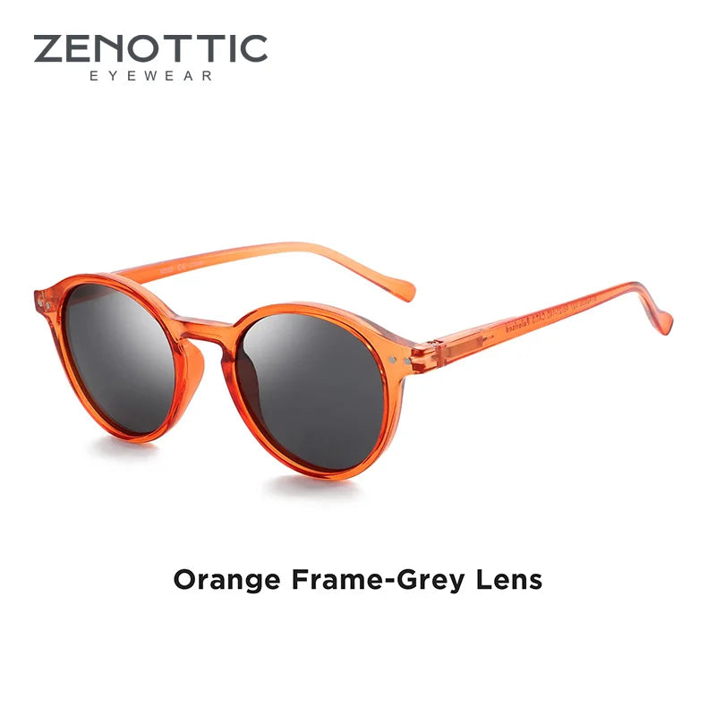 ZENOTTIC (tamaÃƒÂ±o S) gafas de sol polarizadas circulares Retro 2024 2025 hombres mujeres Vintage pequeÃƒÂ±as gafas de sol redondas UV400 gafas de sol