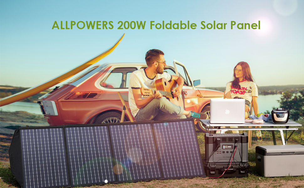 EstaciÃ³n de energÃ­a portÃ¡til ALLPOWERS R600 con panel solar (opcional), baterÃ­a LiFePO4 de 29Wh y 600W para respaldo en el hogar, camping al aire libre, RV
